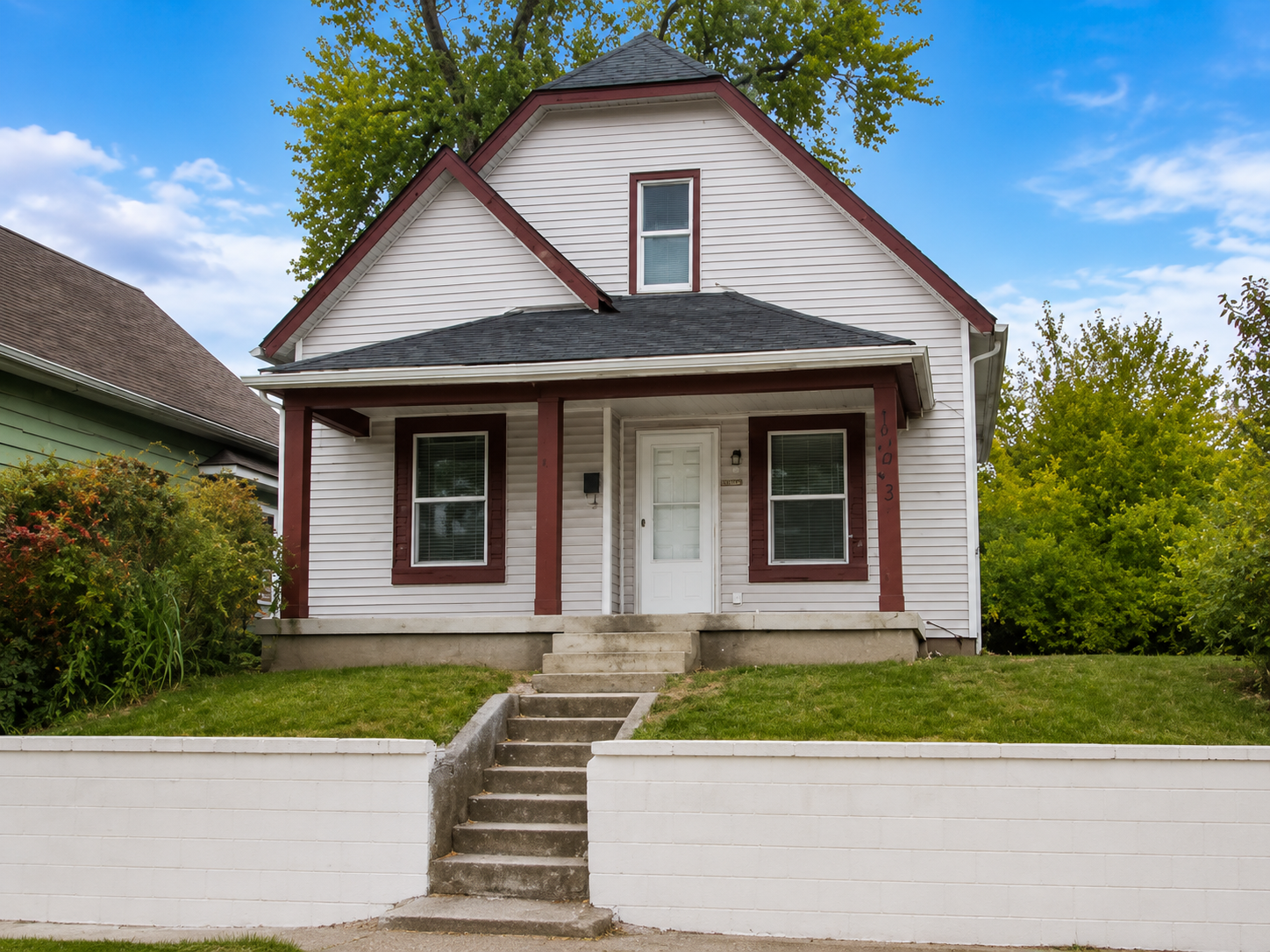 Exterior photograph of 1023 N Mount St., Indianapolis, Indiana